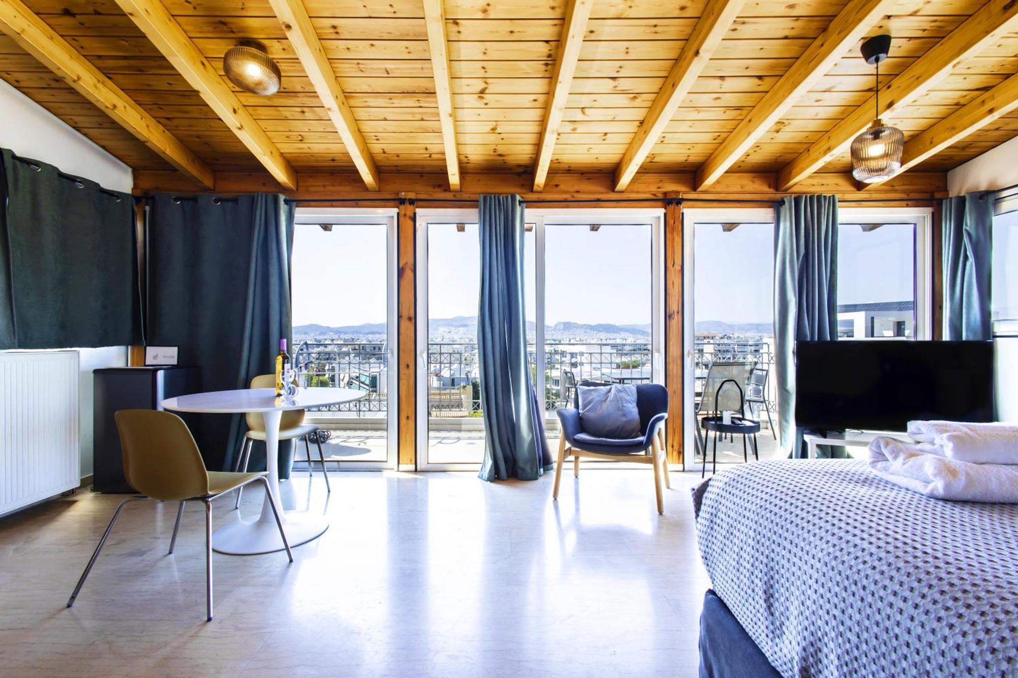Lis153 By Smart Cozy Suites - Top Floors With Amazing City View - Available 24Hr Atenas Exterior foto